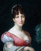 Anne-Louis Girodet de Roussy-Trioson Hortense de Beauharnais oil painting